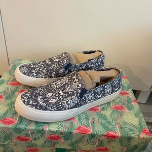 Keds Black and White Patterned Sneakers